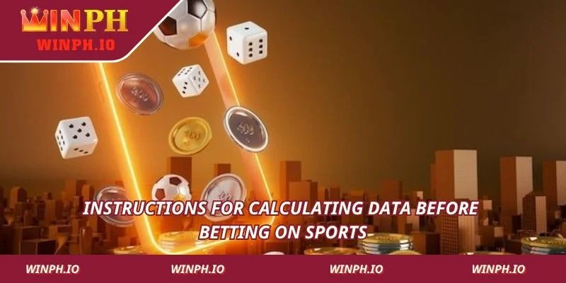 Instructions for calculating data before betting on sports