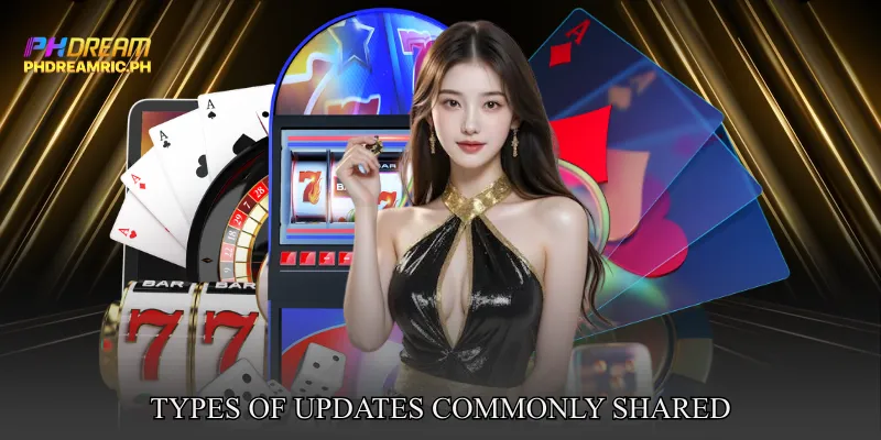 Types of Updates Commonly Shared Through Platform News