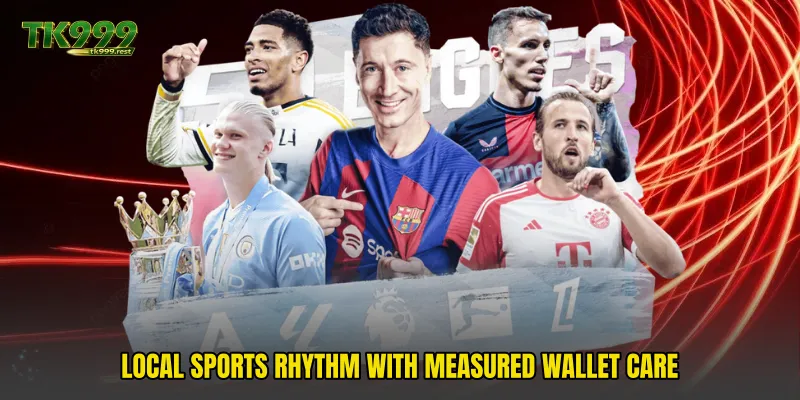 Local sports rhythm with measured wallet care